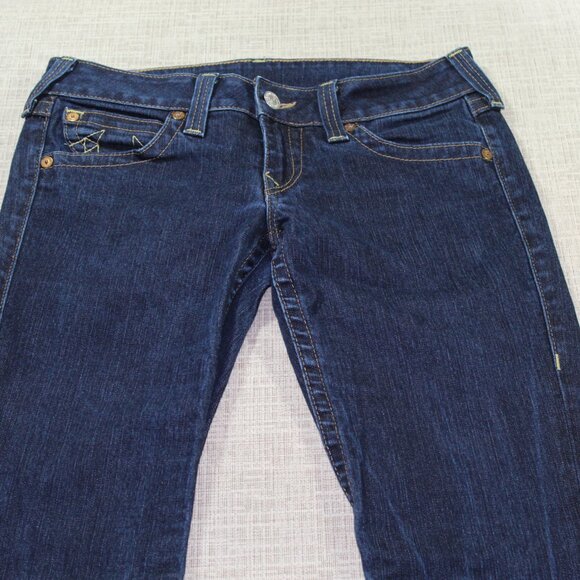 Vintage 90's True Religion Low Rise Bootcut Jeans Size 32 - LIKE NEW - Picture 3 of 9